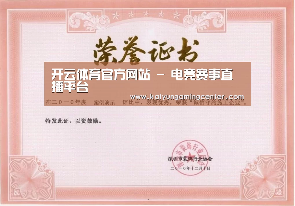 荣誉证书二